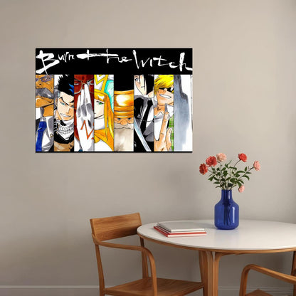 Burn The Witch Fight Beauty Girl Japan Anime Poster Wall Art Print Home Wall Decor
