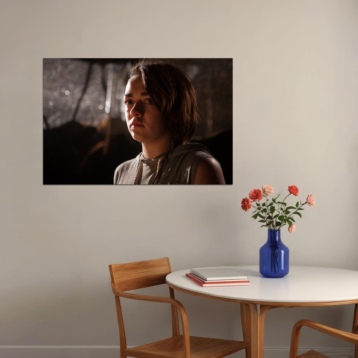 Maisie Williams Arya Celebrity Cinema Actor Poster Wall Art Print Home Wall Decor