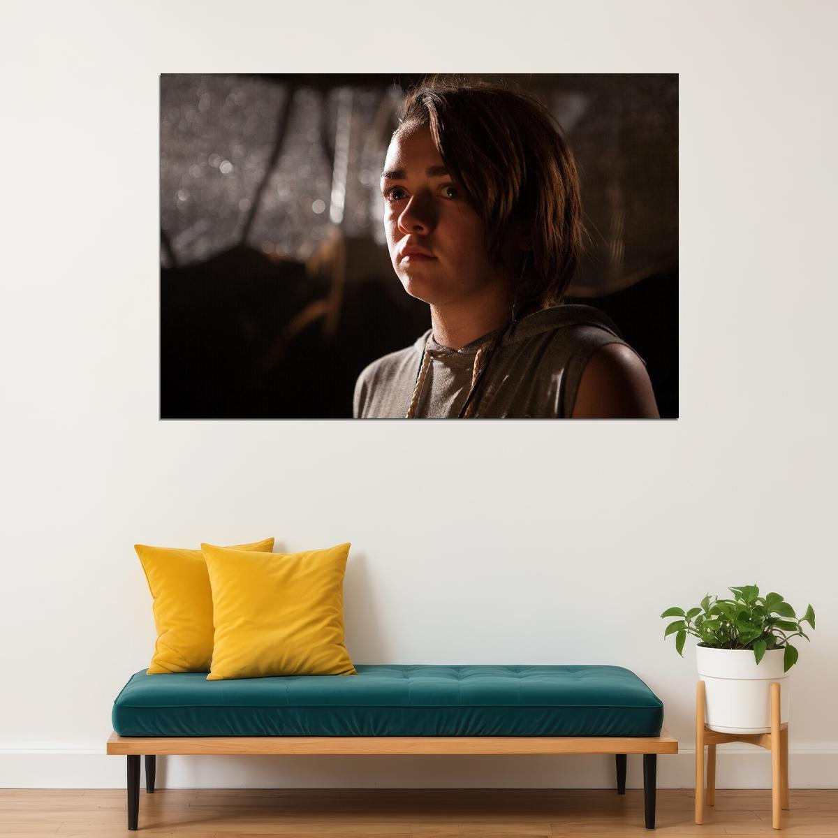 Maisie Williams Arya Celebrity Cinema Actor Poster Wall Art Print Home Wall Decor