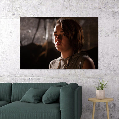Maisie Williams Arya Celebrity Cinema Actor Poster Wall Art Print Home Wall Decor