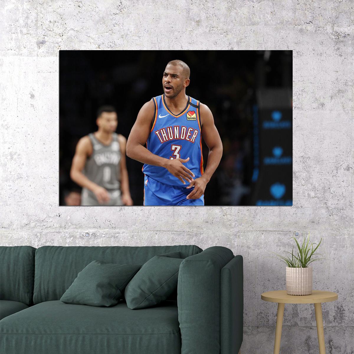 Chris Paul Oklahoma Basketball Star Poster Wall Art Print Home Wall Decor
