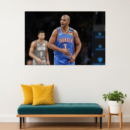 Chris Paul Oklahoma Basketball Star Poster Wall Art Print Home Wall Decor