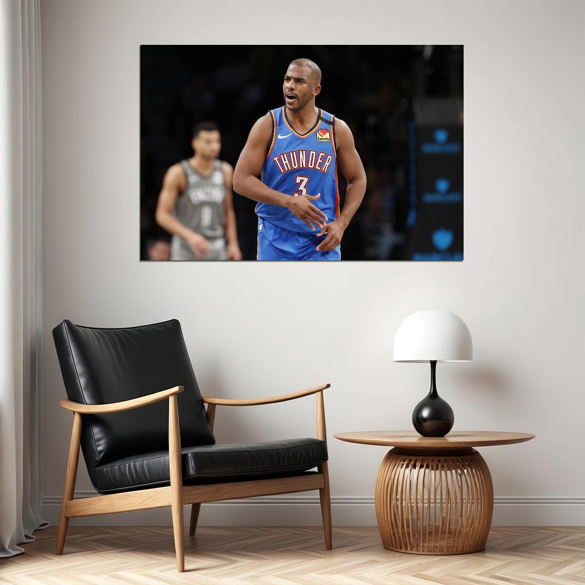 Chris Paul Oklahoma Basketball Star Poster Wall Art Print Home Wall Decor