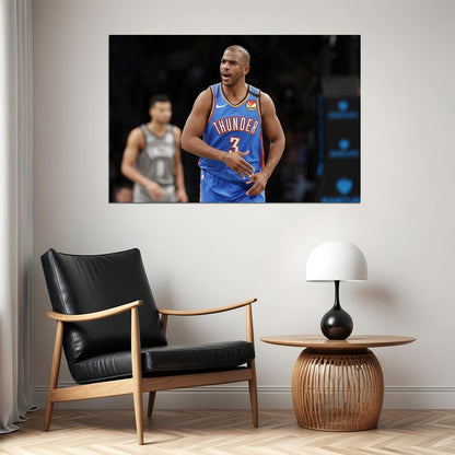 Chris Paul Oklahoma Basketball Star Poster Wall Art Print Home Wall Decor