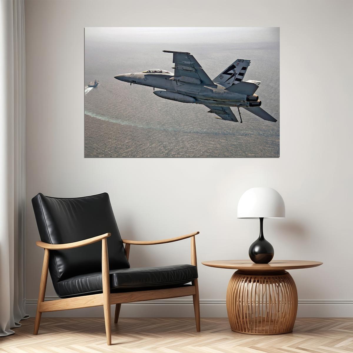 Military Fighter Grumman F-14 Tomcat Poster Wall Art Print Home Wall Decor