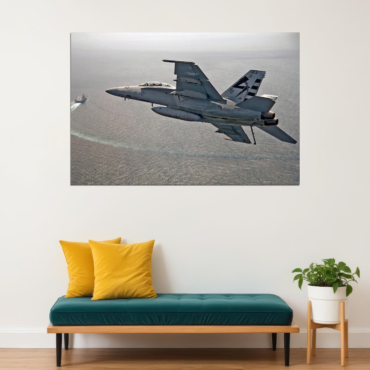 Military Fighter Grumman F-14 Tomcat Poster Wall Art Print Home Wall Decor