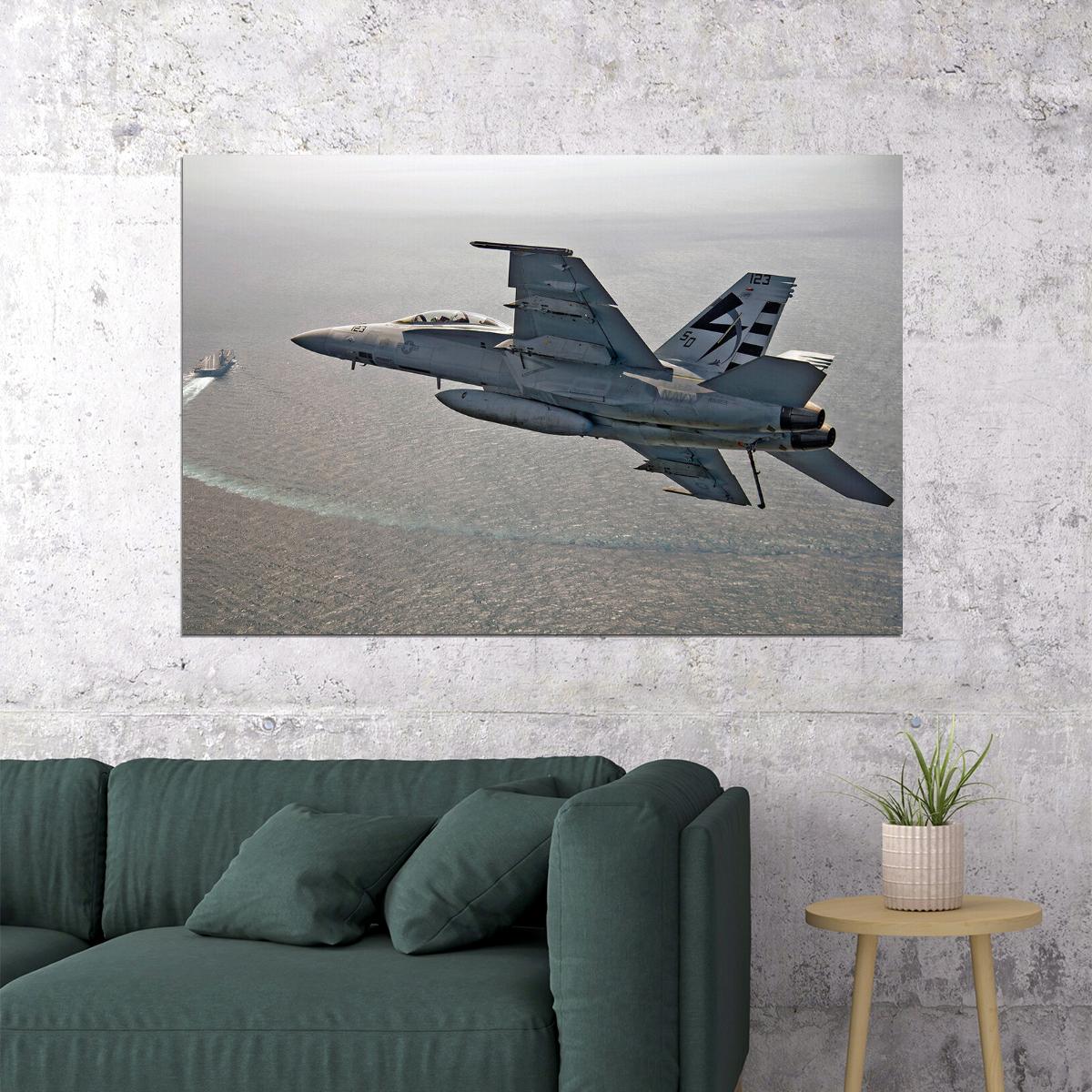 Military Fighter Grumman F-14 Tomcat Poster Wall Art Print Home Wall Decor