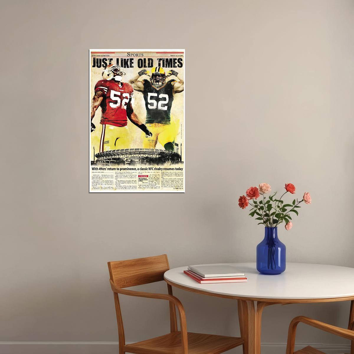 San Francisco Great Team Sports Poster Wall Art Print Home Wall Decor