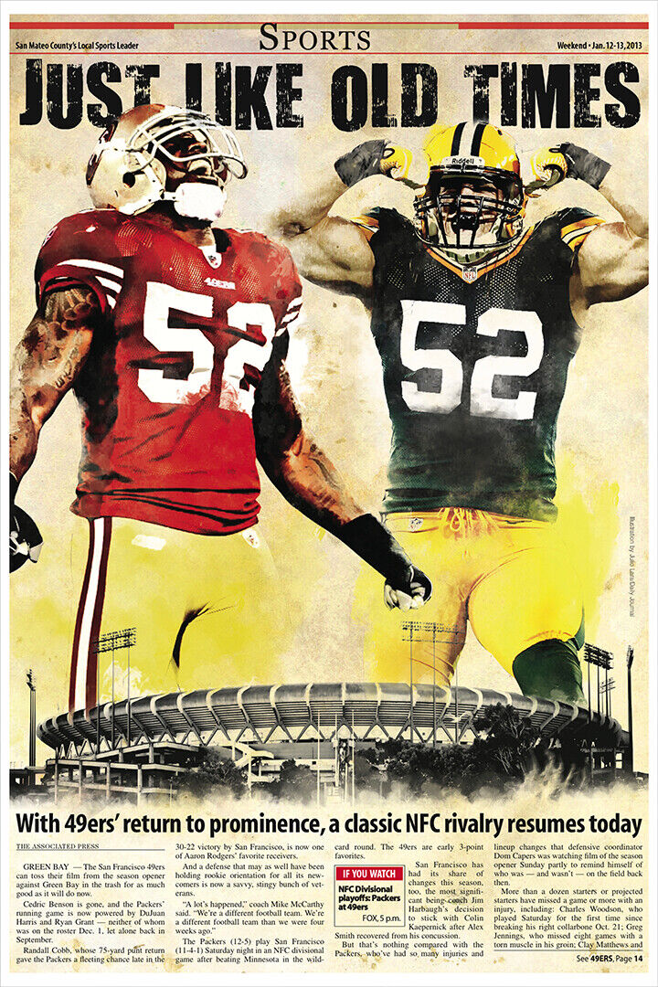 San Francisco Great Team Sports Poster Wall Art Print Home Wall Decor