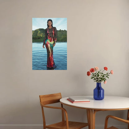 Rihanna Celebrity Singer Musician Actor Poster Wall Art Print Home Wall Decor