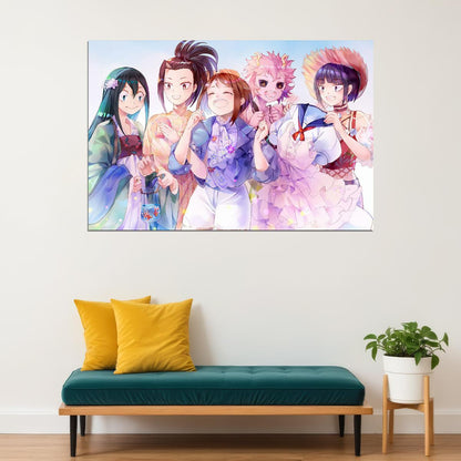 My Hero Academia Hight School Animation Poster Wall Art Print Home Wall Decor