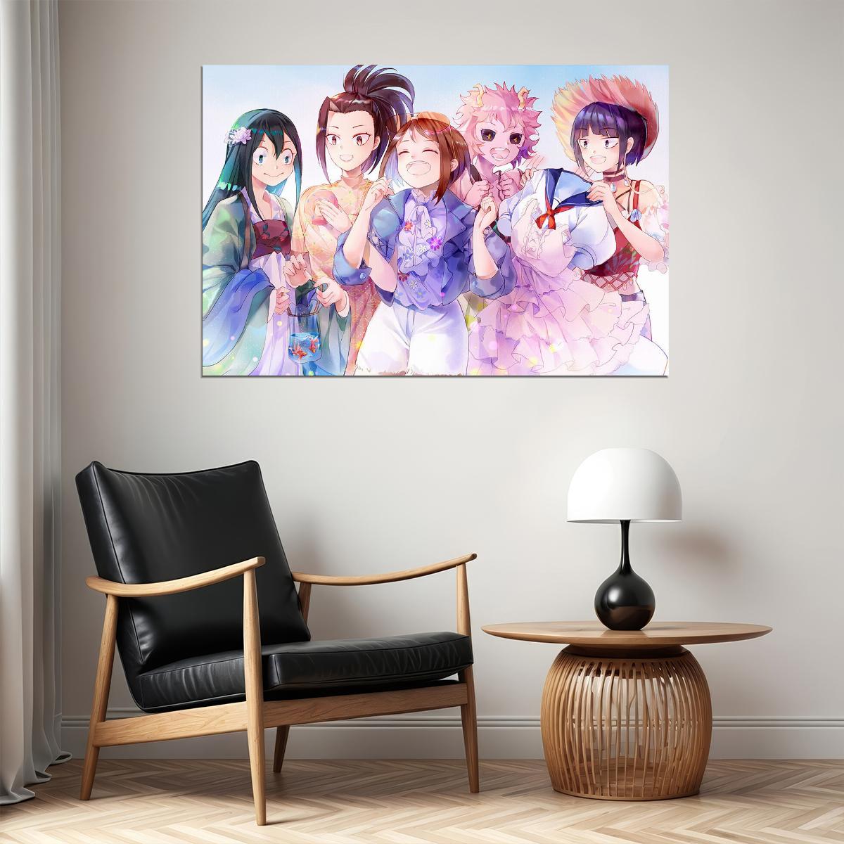 My Hero Academia Hight School Animation Poster Wall Art Print Home Wall Decor