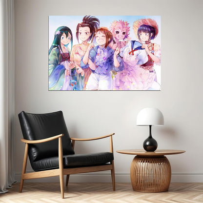 My Hero Academia Hight School Animation Poster Wall Art Print Home Wall Decor