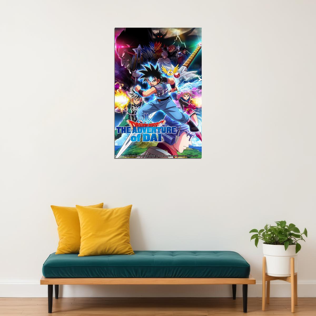 Dragon Quest Dai No Dai Boken 2020 Anime Poster Wall Art Print Home Wall Decor