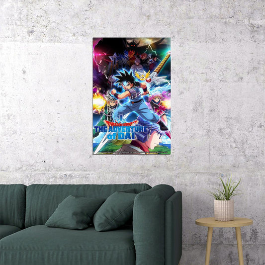 Dragon Quest Dai No Dai Boken 2020 Anime Poster Wall Art Print Home Wall Decor