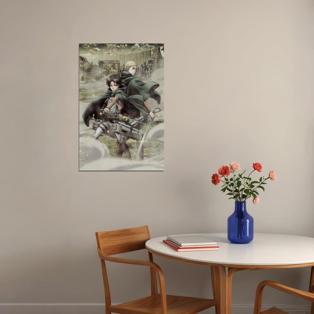 Attack On Titan Season 4 Big Man Japan Anime Poster Wall Art Print Home Wall Decor