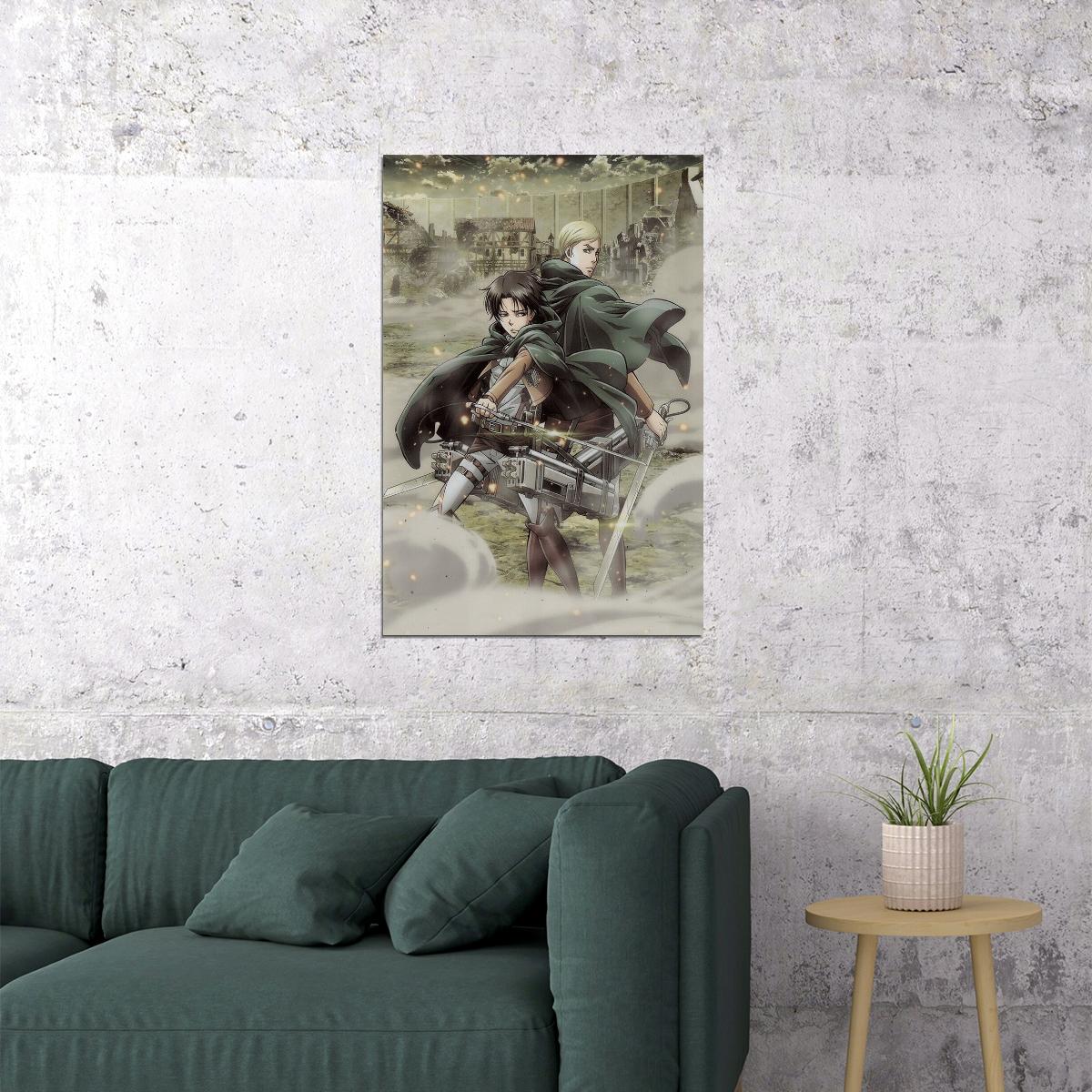 Attack On Titan Season 4 Big Man Japan Anime Poster Wall Art Print Home Wall Decor