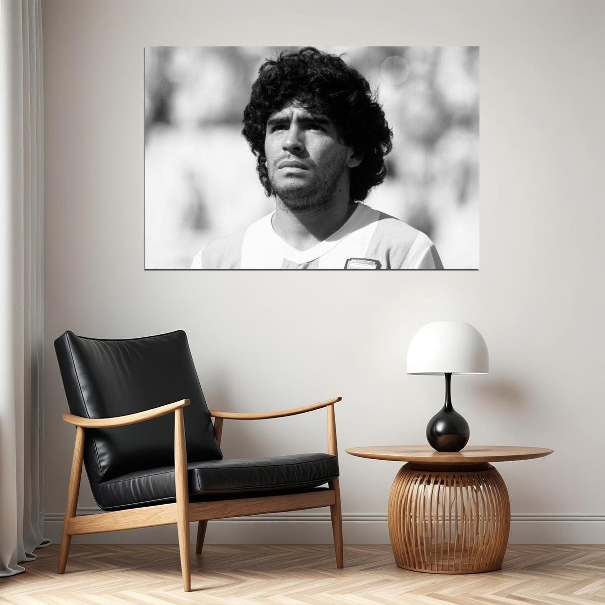 Diego Argentina Football Player Poster Wall Art Print Home Wall Decor