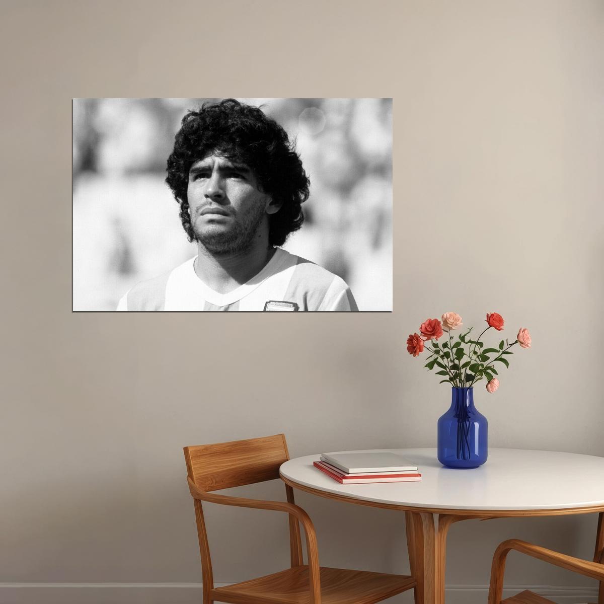 Diego Argentina Football Player Poster Wall Art Print Home Wall Decor