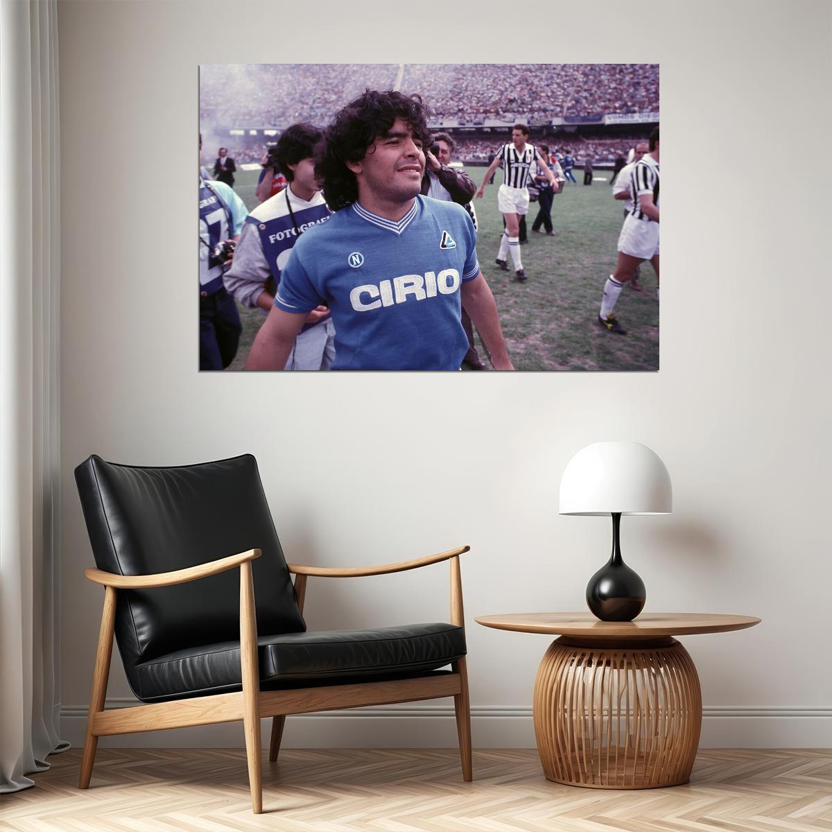 Diego Argentina Football Soccer Poster Wall Art Print Home Wall Decor