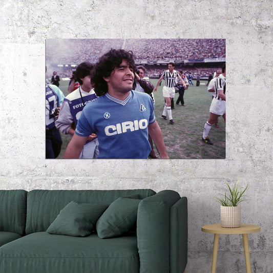 Diego Argentina Football Soccer Poster Wall Art Print Home Wall Decor