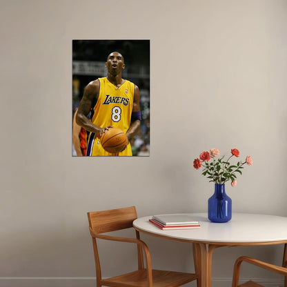 Kobe Bryant American Basketball Player Jersey Poster Wall Art Print Home Wall Decor