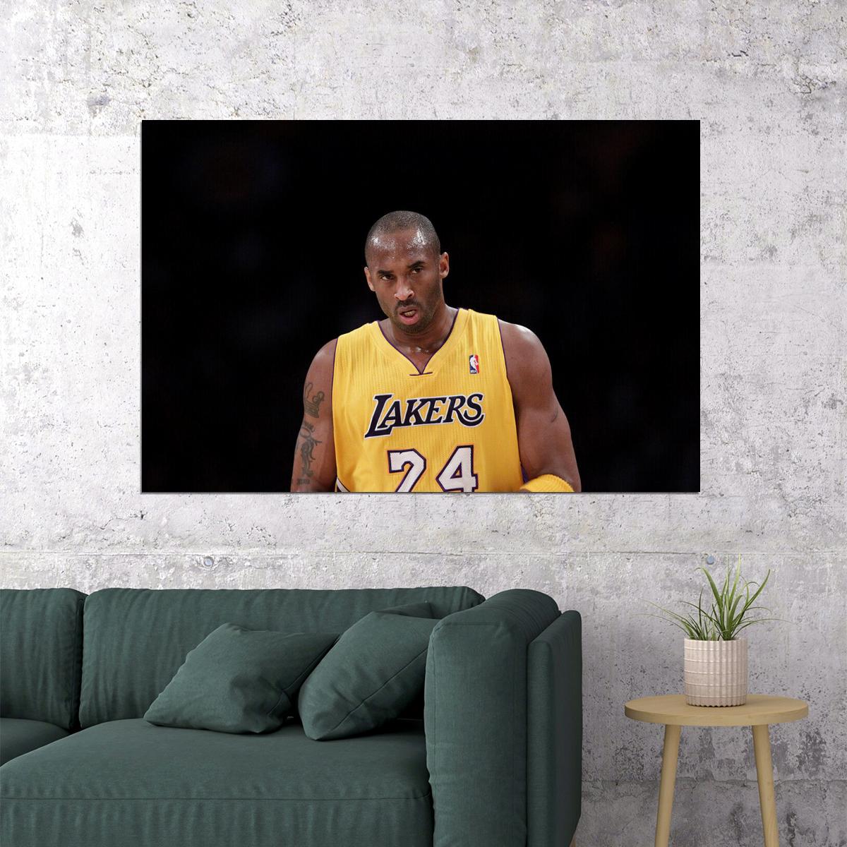 Kobe Bryant American Basketball Player Sports Poster Wall Art Print Home Wall Decor