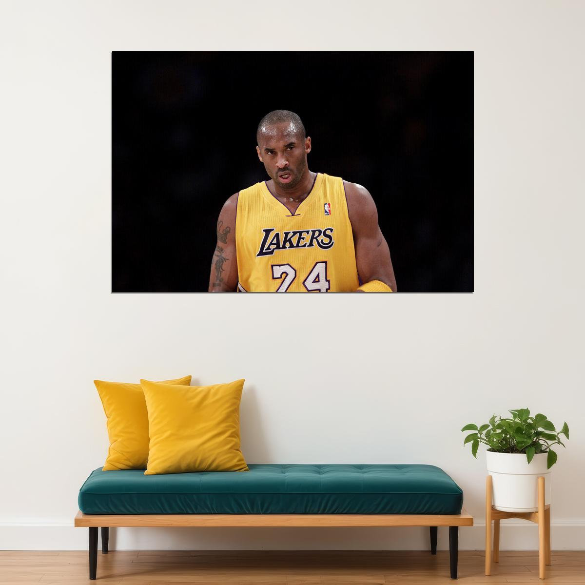 Kobe Bryant American Basketball Player Sports Poster Wall Art Print Home Wall Decor