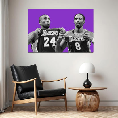 Kobe Bryant American Basketball Player Poster Wall Art Print Home Wall Decor