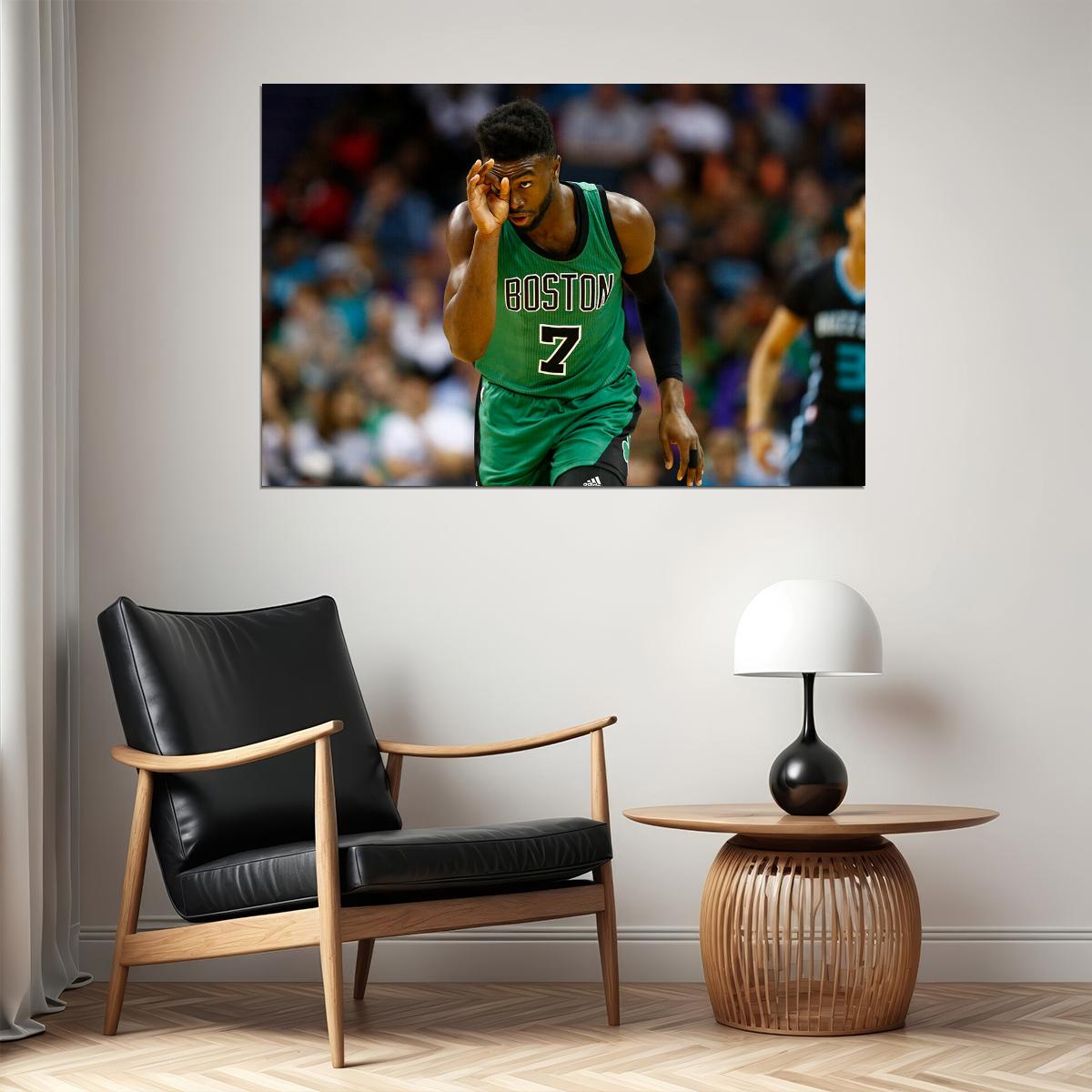 Jaylen Brown Boston Basketball Idol Poster Wall Art Print Home Wall Decor