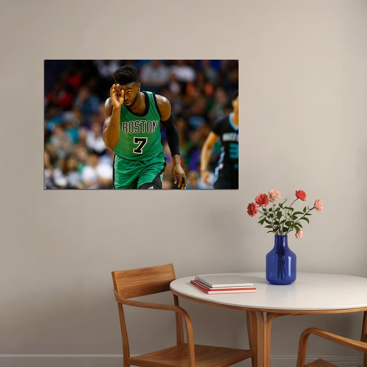 Jaylen Brown Boston Basketball Idol Poster Wall Art Print Home Wall Decor