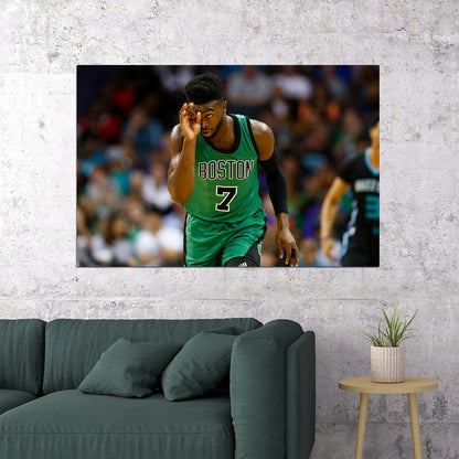 Jaylen Brown Boston Basketball Idol Poster Wall Art Print Home Wall Decor