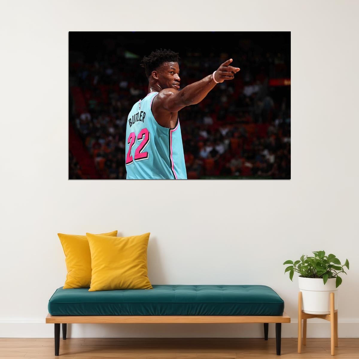 Jimmy Butler Jb 22 Miami Basketball Star Poster Wall Art Print Home Wall Decor