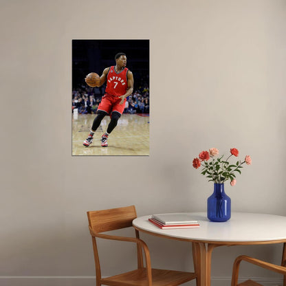 Kyle Lowry Toronto Basketball Star Poster Wall Art Print Home Wall Decor
