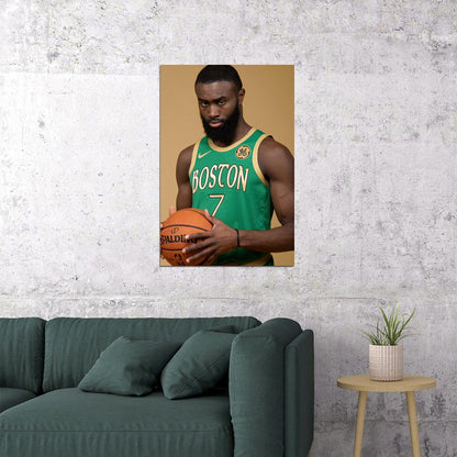 Jaylen Brown Boston Basketball Poster Wall Art Print Home Wall Decor