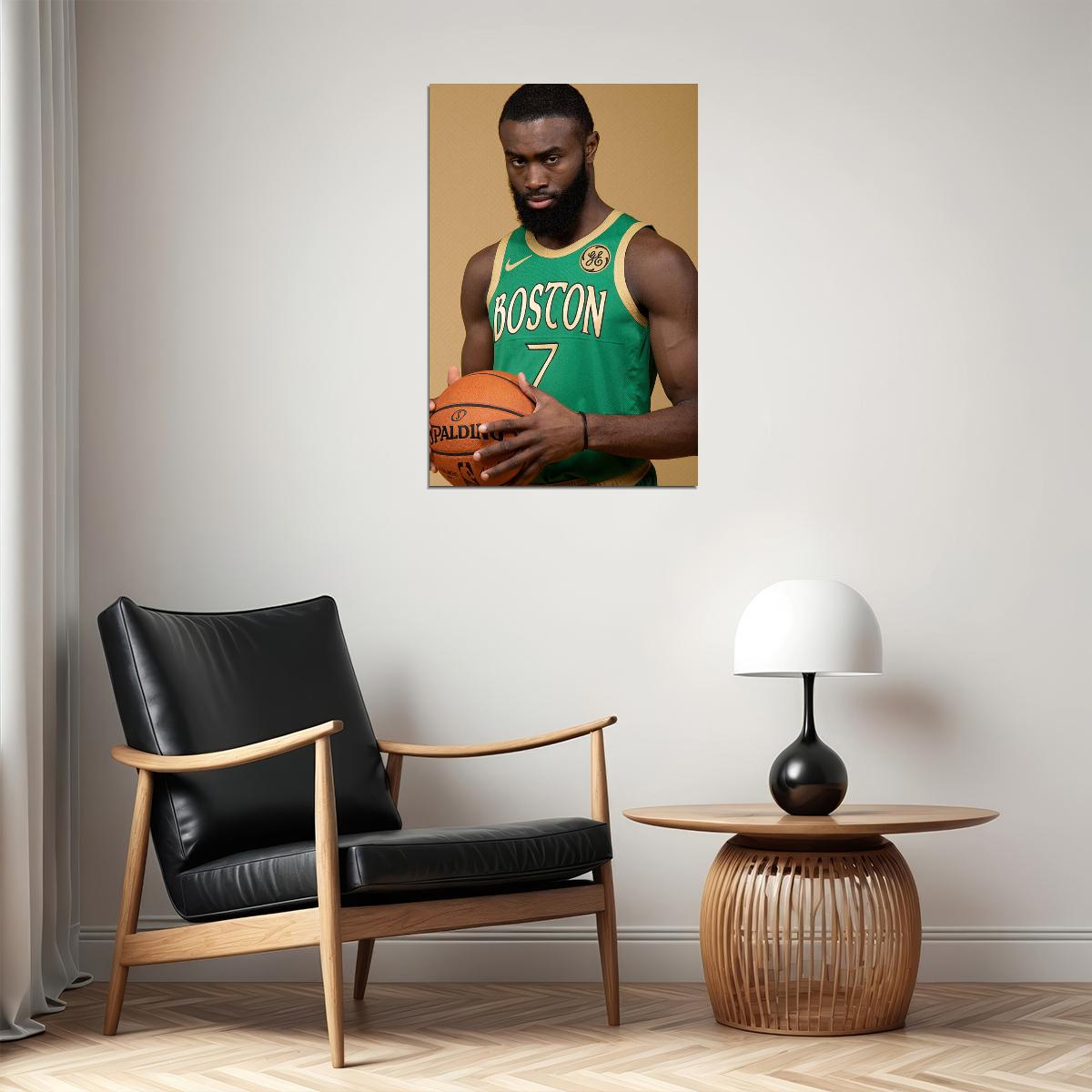 Jaylen Brown Boston Basketball Poster Wall Art Print Home Wall Decor