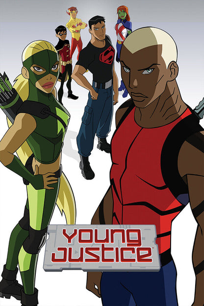 Dc Young Justice Kid Hero Fight Anime Poster Wall Art Print Home Wall Decor