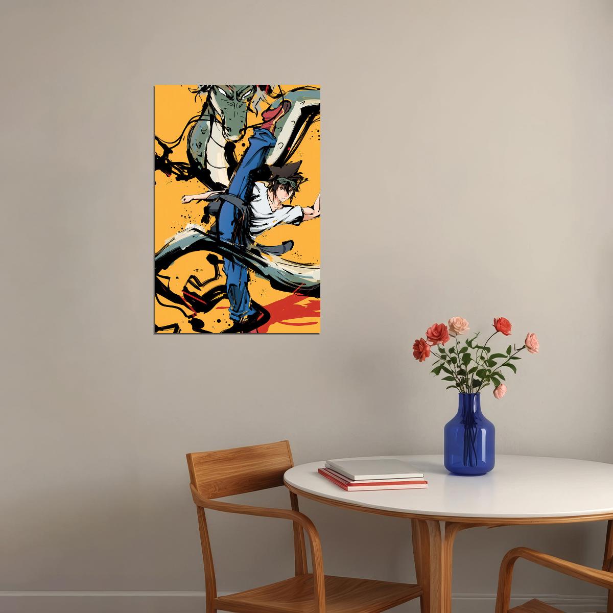The God Of High School Fight Anime Poster Wall Art Print Home Wall Decor