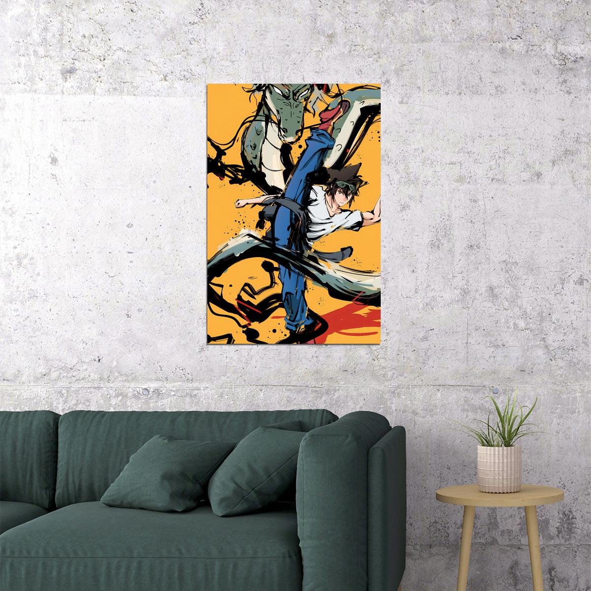 The God Of High School Fight Anime Poster Wall Art Print Home Wall Decor
