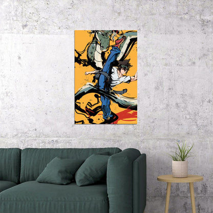 The God Of High School Fight Anime Poster Wall Art Print Home Wall Decor
