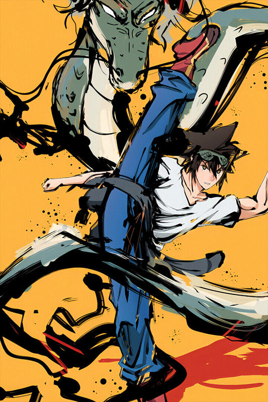 The God Of High School Fight Anime Poster Wall Art Print Home Wall Decor