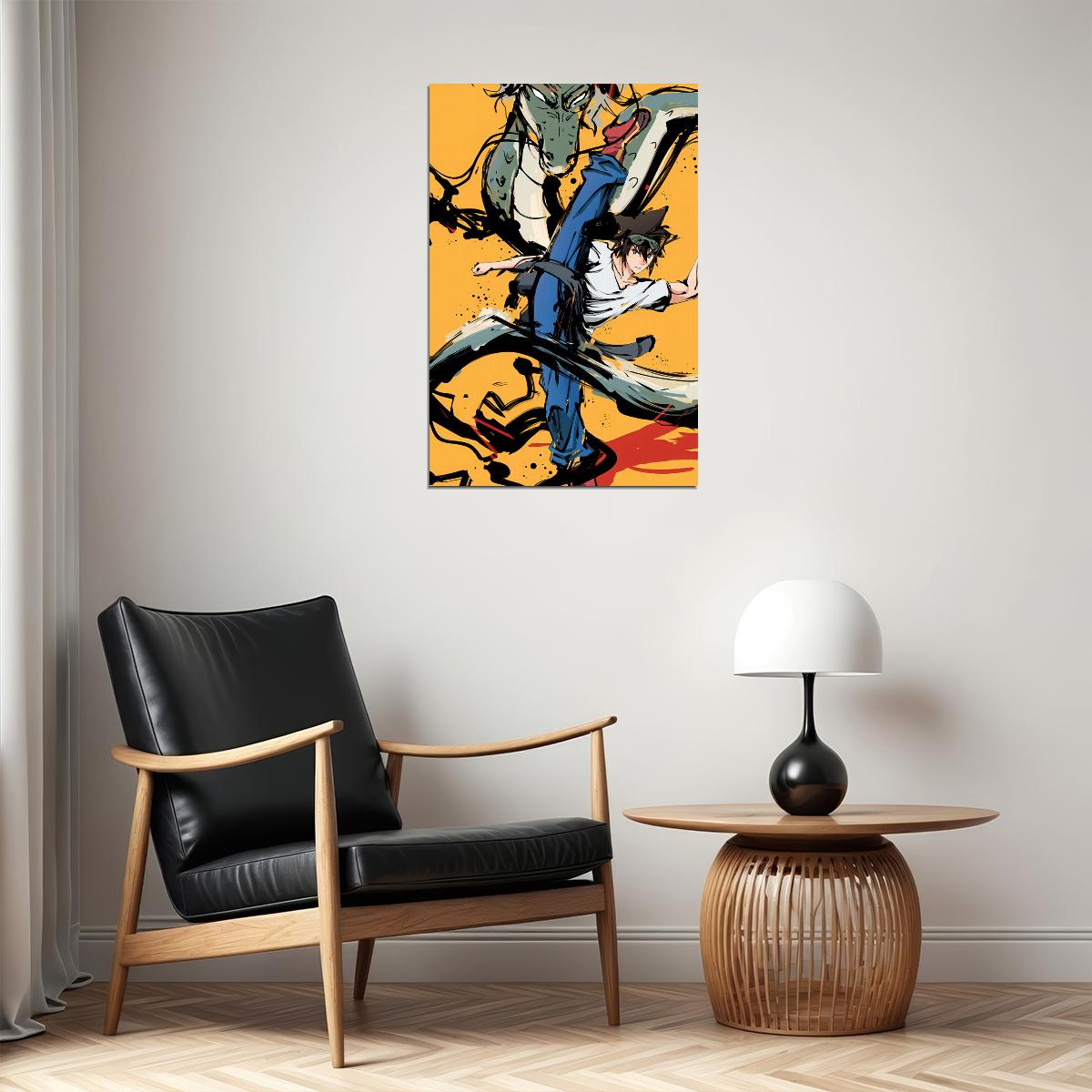 The God Of High School Fight Anime Poster Wall Art Print Home Wall Decor