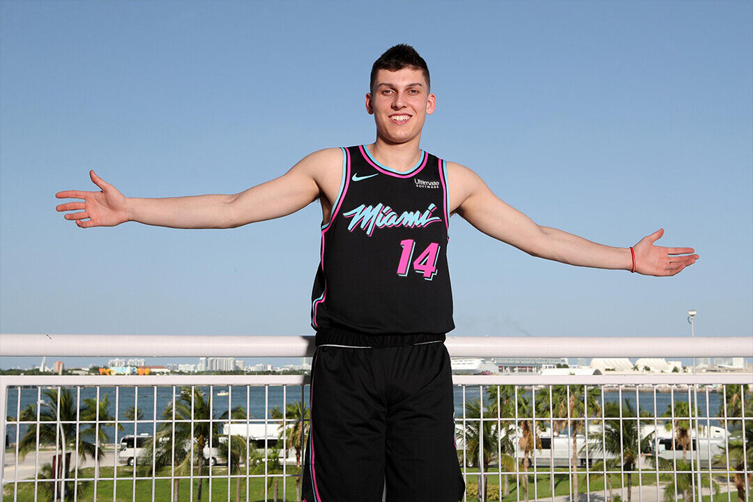 Tyler Herro Miami Basketball Star Poster Wall Art Print Home Wall Decor