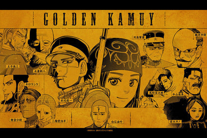 Golden Kamuy Fight War Hunt Japan Anime Poster Wall Art Print Home Wall Decor
