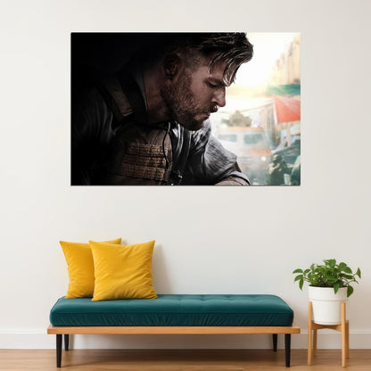 Extraction Chris Hemsworth Fight Hot Movie Poster Wall Art Print Home Wall Decor