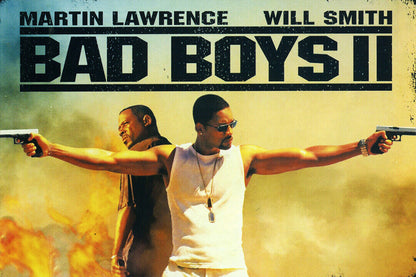 Bad Boys 2 Will Smith Fight Action Movie Poster Wall Art Print Home Wall Decor