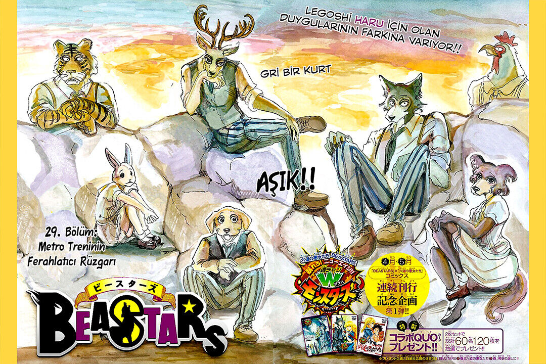 Beastars Animal Hot Japan Action Anime Poster Wall Art Print Home Wall Decor