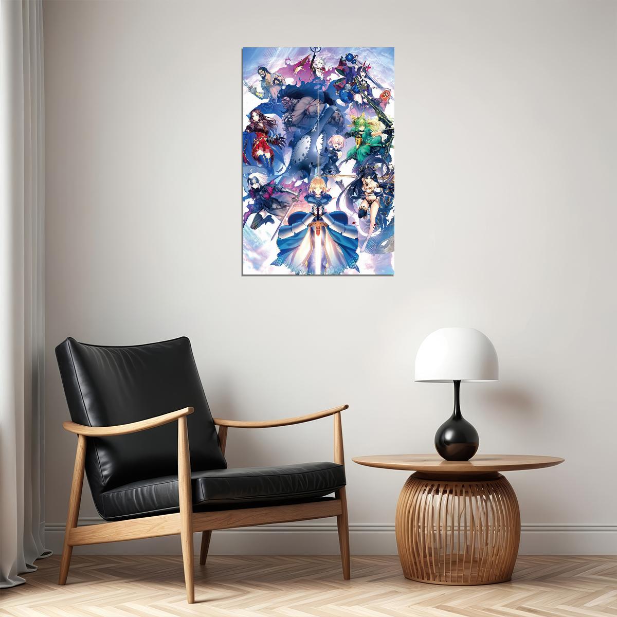 Fate Grand Order Absolute Demonic Front Anime Poster Wall Art Print Home Wall Decor