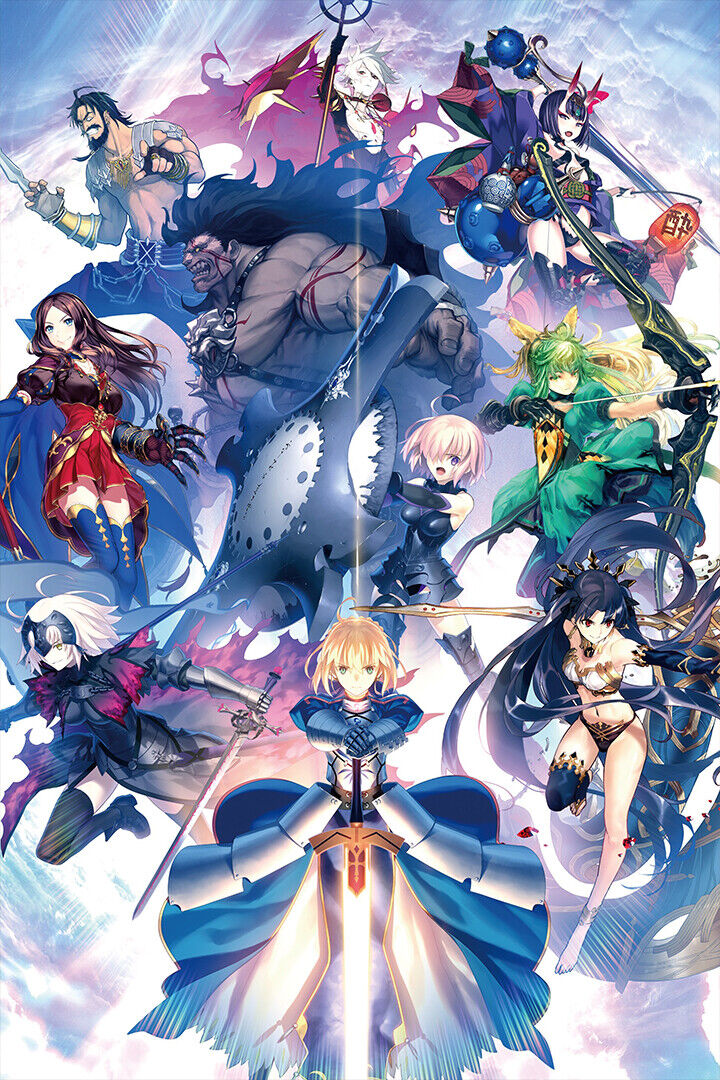 Fate Grand Order Absolute Demonic Front Anime Poster Wall Art Print Home Wall Decor