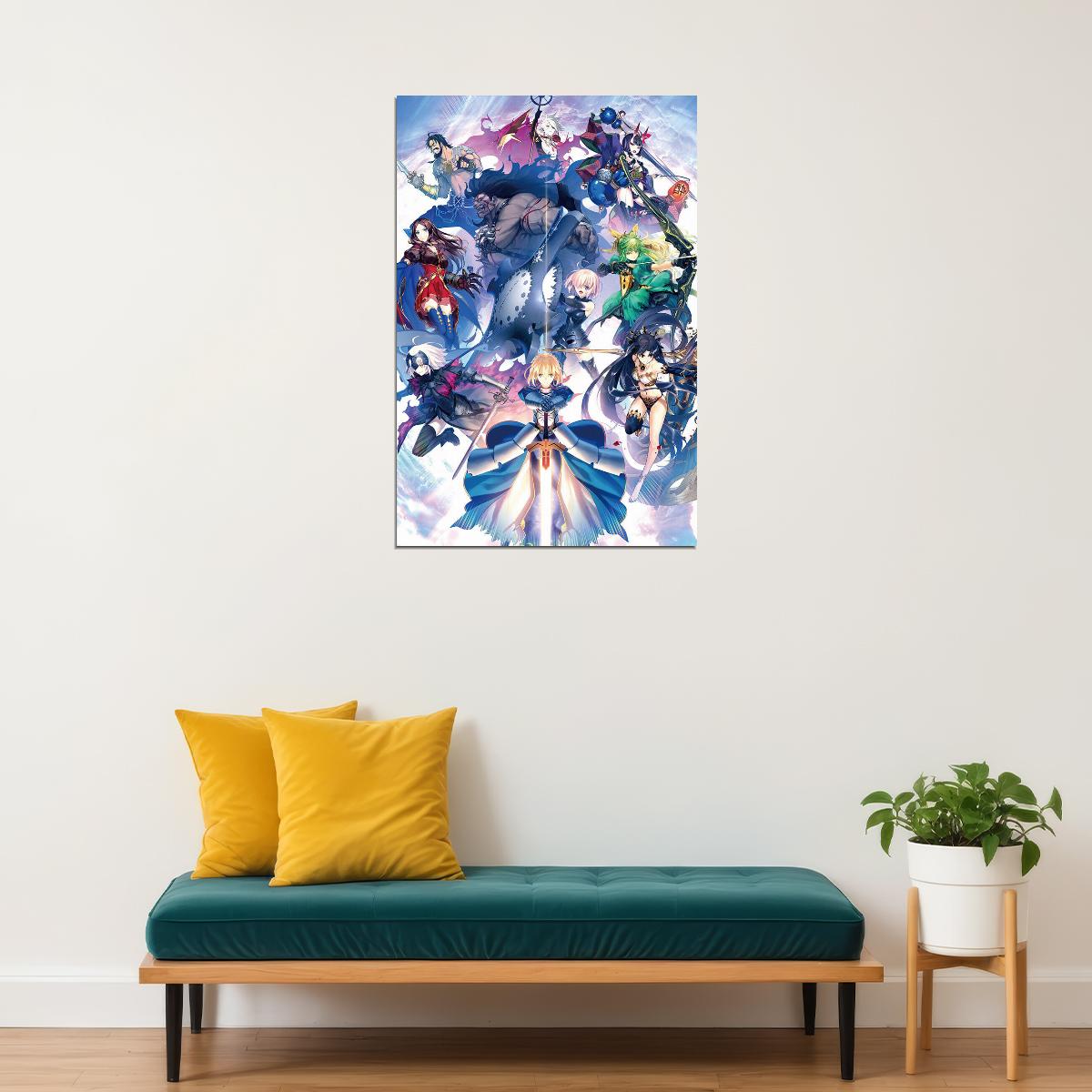 Fate Grand Order Absolute Demonic Front Anime Poster Wall Art Print Home Wall Decor